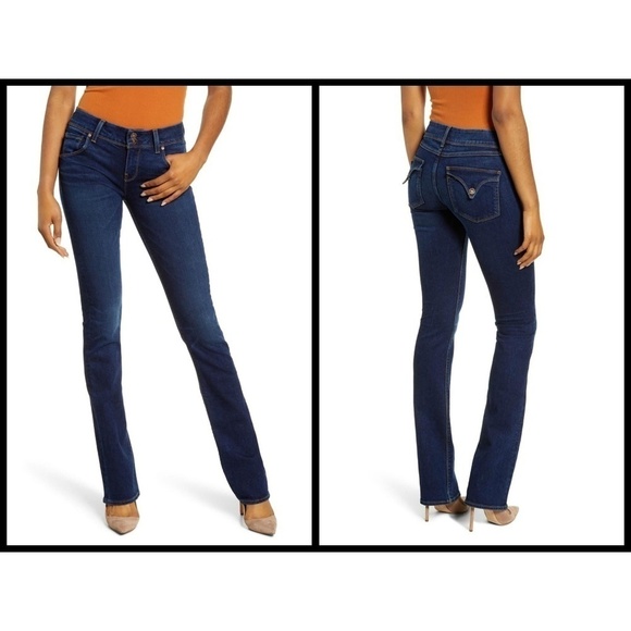 💕HUDSON💕 Beth Baby Boot Cut Triangle Flap Pocket - Picture 4 of 14